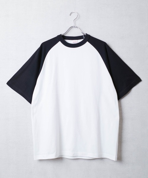 United Athle(ユナイテッドアスレ)の「【CBT1】【United Athle】5.6オンス ラグランスリーブ Tシャツ 5041(Tシャツ/カットソー・メンズ・ベージュ系その他/グリーン系その他/ホワイト×ブラック・MEDIUM/LARGE/X-LARGE/SMALL)」の3枚目の写真