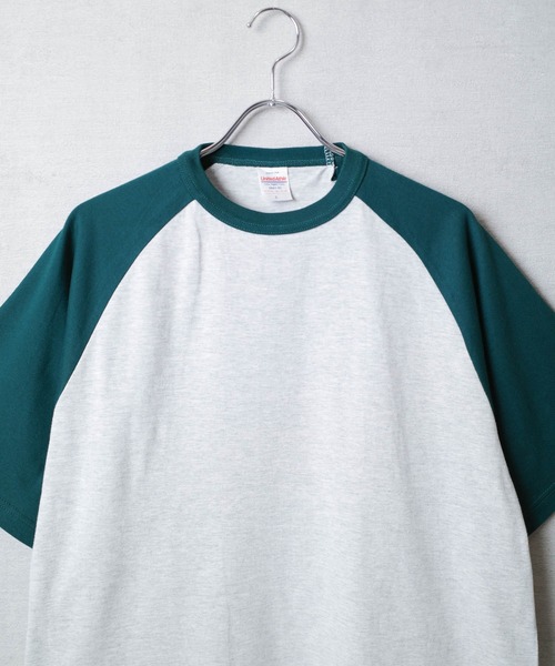 United Athle(ユナイテッドアスレ)の「【CBT1】【United Athle】5.6オンス ラグランスリーブ Tシャツ 5041(Tシャツ/カットソー・メンズ・ベージュ系その他/グリーン系その他/ホワイト×ブラック・MEDIUM/LARGE/X-LARGE/SMALL)」の12枚目の写真