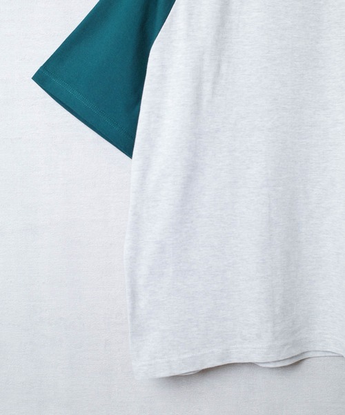 United Athle(ユナイテッドアスレ)の「【CBT1】【United Athle】5.6オンス ラグランスリーブ Tシャツ 5041(Tシャツ/カットソー・メンズ・ベージュ系その他/グリーン系その他/ホワイト×ブラック・MEDIUM/LARGE/X-LARGE/SMALL)」の17枚目の写真