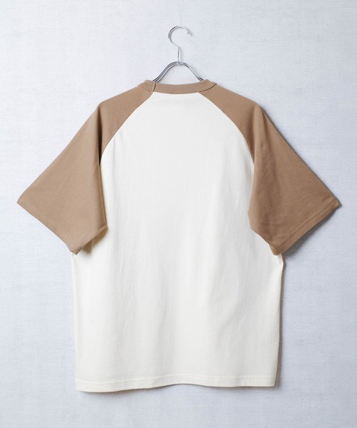 United Athle(ユナイテッドアスレ)の「【CBT1】【United Athle】5.6オンス ラグランスリーブ Tシャツ 5041(Tシャツ/カットソー・メンズ・ベージュ系その他/グリーン系その他/ホワイト×ブラック・MEDIUM/LARGE/X-LARGE/SMALL)」の9枚目の写真