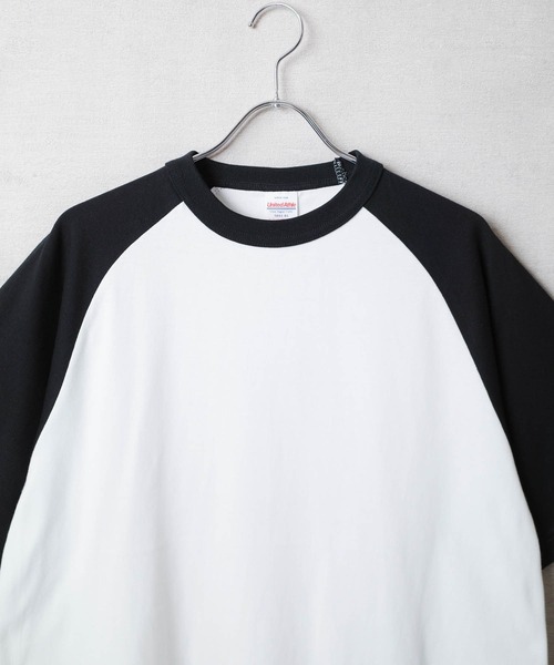 United Athle(ユナイテッドアスレ)の「【CBT1】【United Athle】5.6オンス ラグランスリーブ Tシャツ 5041(Tシャツ/カットソー・メンズ・ベージュ系その他/グリーン系その他/ホワイト×ブラック・MEDIUM/LARGE/X-LARGE/SMALL)」の21枚目の写真