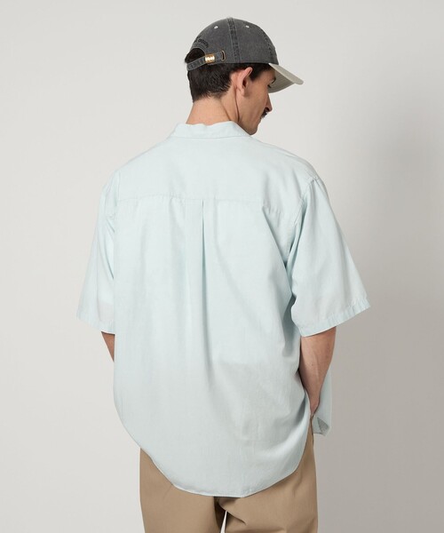 Steven Alan（スティーブンアラン）の「＜Steven Alan＞ スラブ レギュラーカラー ショートスリーブ シャツ ALINE LOOSE CASUAL（シャツ/ブラウス・メンズ・ベージュ/ブラック/ライトブルー/グレー・S/M/L/XL）」の15枚目の写真