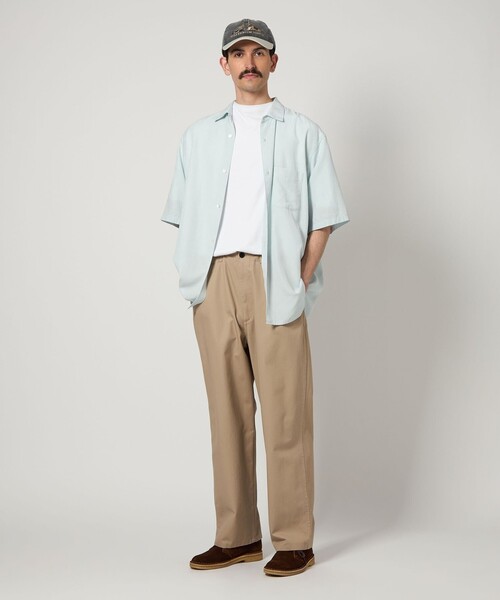 セール】＜Steven Alan＞ スラブ レギュラーカラー ショート