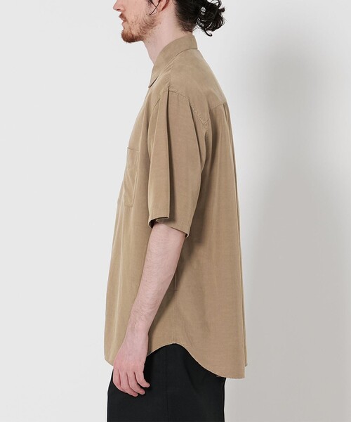 Steven Alan（スティーブンアラン）の「＜Steven Alan＞ スラブ レギュラーカラー ショートスリーブ シャツ ALINE LOOSE CASUAL（シャツ/ブラウス・メンズ・ベージュ/ブラック/ライトブルー/グレー・S/M/L/XL）」の18枚目の写真