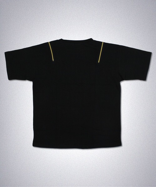CHEER(チアー)の「肩ジップフォトデザインプリントゆるTEE(Tシャツ/カットソー・レディース・ピンク/ブラック/ホワイト・S/M/L)」の9枚目の写真
