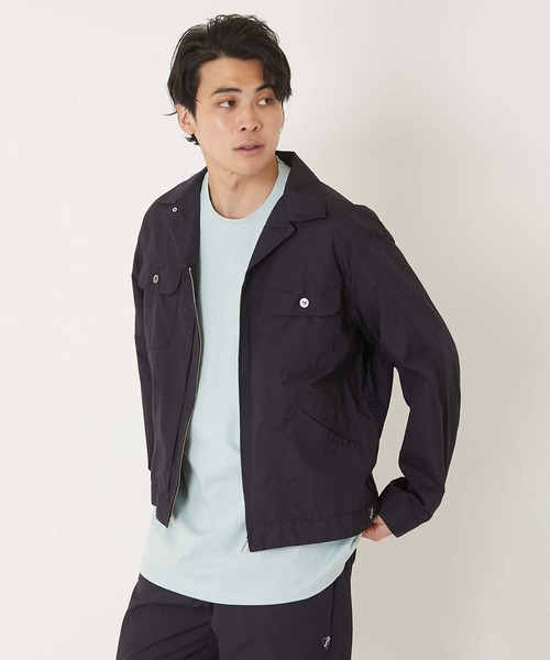 HOLLYWOOD RANCH MARKET(ハリウッドランチマーケット)の「JK0090 ブロードジップアップジャケット(ブルゾン・メンズ・ネイビー/ブルー・SMALL/MEDIUM/LARGE/X-LARGE)」の12枚目の写真
