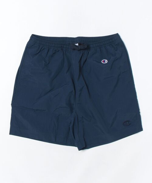 Champion ライトブルー ショートパンツ 新品 Champion ショートパンツ ライトブルー/ダークブルー L