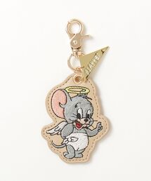 FLAPPER（フラッパー）の「FLAPPER フラッパー:TOM＆JERRY トムとジェリー 天使と悪魔刺繍チャーム（チャーム）」