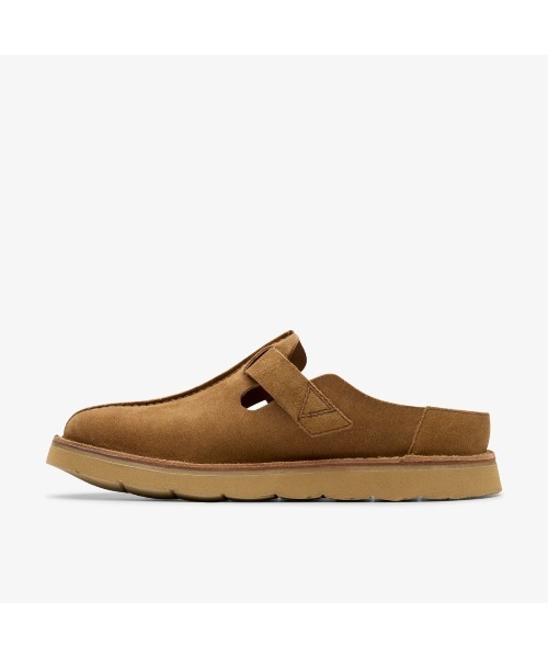 Clarks（クラークス）の「Clarks Solsbury Mule（クラークス ソルスブリーミュール）（サンダル・メンズ・ブラウン系・26cm/26.5cm/27cm/27.5cm/28cm/28.5cm/29cm）」の3枚目の写真