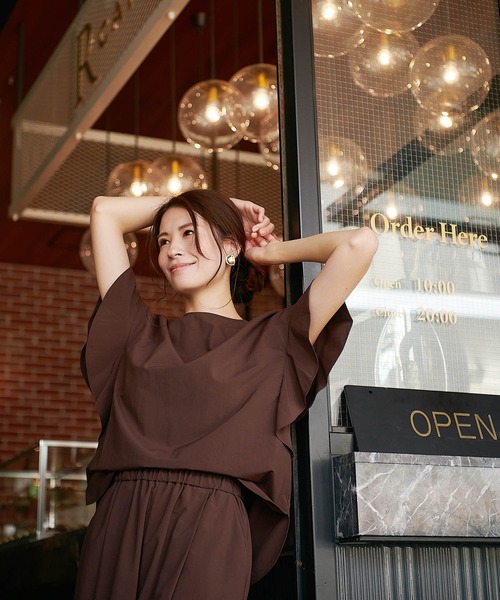 えみおわす ラグランスリーブシャツ 生成 試着のみ 未使用 Lサイズ えみおわす ～ラングランスリーブ～