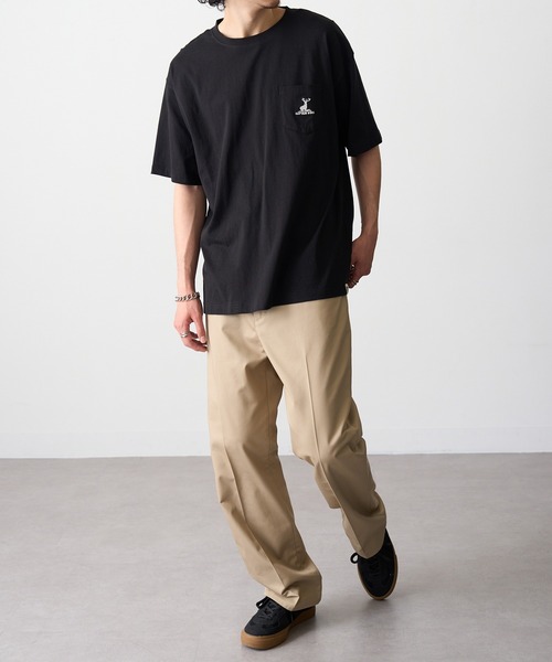 CAPTAIN STAG（キャプテンスタッグ）の「【CAPTAIN STAG】8051420 OE天竺【C100】ポケ付きワンポイントTシャツ（Tシャツ/カットソー・メンズ・ブラック/ネイビー/オフホワイト/グレー/グリーン・M/L/XL）」の18枚目の写真