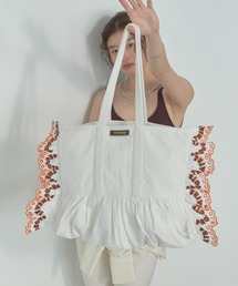 THEATRE PRODUCTS（シアタープロダクツ）の「リネンコットンフリルトートバッグ（トートバッグ）」