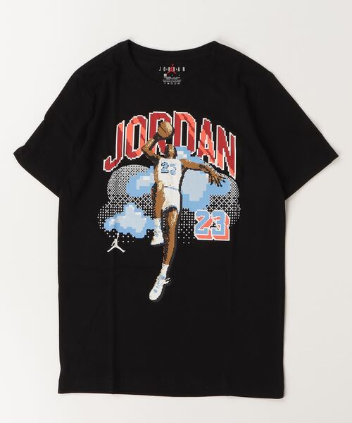 JORDAN BRAND(ジョーダンブランド)の「JORDAN BRAND JDB CUSTOMIZED AIR DIGI TEE / ジョーダン ブランド カスタマイズド エア デジ T / NIKE【SP】(Tシャツ/カットソー・キッズ・ホワイト/ブラック・S/M/L/XL)」の2枚目の写真