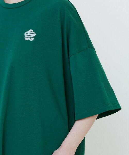 FRAPBOIS（フラボア）の「パークカットワンピ２（ワンピース・レディース・グレイッシュベージュ/ブラック/グリーン・1）」の5枚目の写真