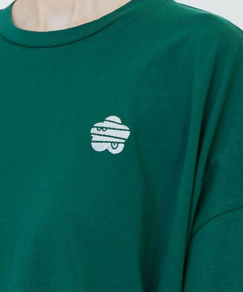 FRAPBOIS（フラボア）の「パークカットワンピ２（ワンピース・レディース・グレイッシュベージュ/ブラック/グリーン・1）」の7枚目の写真