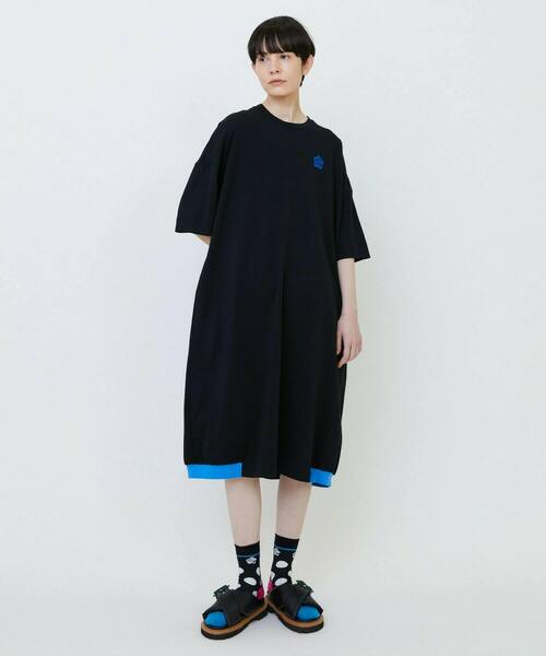 FRAPBOIS フラボア 異素材切り替え ティアードワンピース FRAPBOIS フラボア 異素材切り替え ティアードワンピース - メルカリ