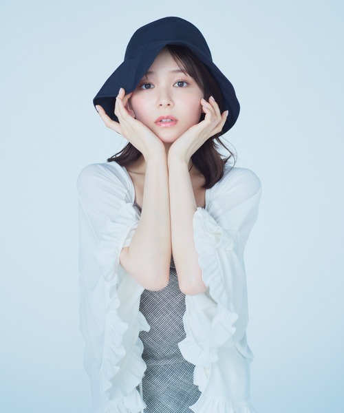 SNIDEL(スナイデル)の「UVワイドブリムハット(ハット・レディース・ブラウン/ブラック・FREE)」の13枚目の写真