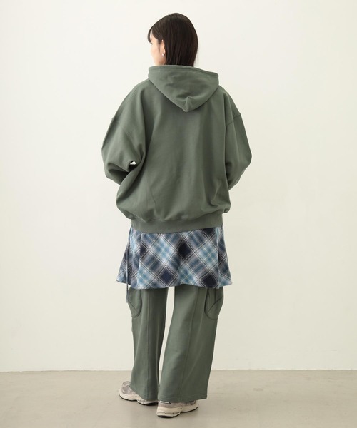 MILKFED.（ミルクフェド）の「RUFFLED TUNIC（シャツ/ブラウス・レディース・ブルー/ブラック/オリーブ・ONE SIZE）」の21枚目の写真