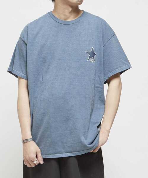 CONVERSE TOKYO（コンバーストウキョウ）の「PIGMENT DYE FLOWER LOGO TEE（Tシャツ/カットソー・レディース・ホワイト/ブラック/ブルー・SMALL/MEDIUM）」の11枚目の写真