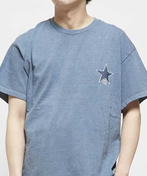 CONVERSE TOKYO（コンバーストウキョウ）の「PIGMENT DYE FLOWER LOGO TEE（Tシャツ/カットソー・レディース・ホワイト/ブラック/ブルー・SMALL/MEDIUM）」の10枚目の写真