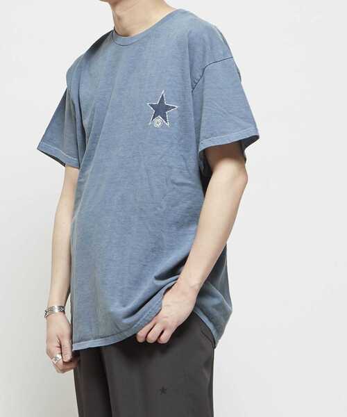 CONVERSE TOKYO（コンバーストウキョウ）の「PIGMENT DYE FLOWER LOGO TEE（Tシャツ/カットソー・レディース・ホワイト/ブラック/ブルー・SMALL/MEDIUM）」の9枚目の写真