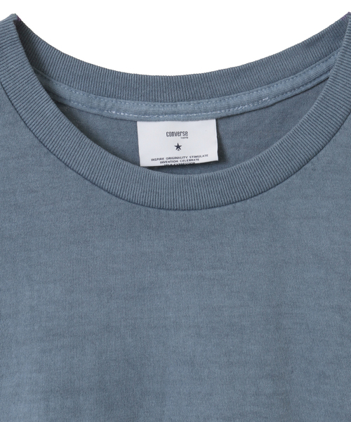 CONVERSE TOKYO（コンバーストウキョウ）の「PIGMENT DYE FLOWER LOGO TEE（Tシャツ/カットソー・レディース・ホワイト/ブラック/ブルー・SMALL/MEDIUM）」の18枚目の写真