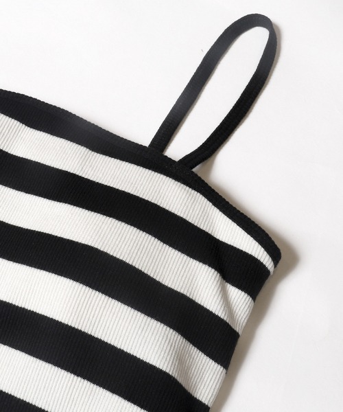 coca（coca）（コカ）の「OUTBRA カップ付きボーダーキャミソール（キャミソール・レディース・ブルー/アイボリー・S/M/L）」の16枚目の写真