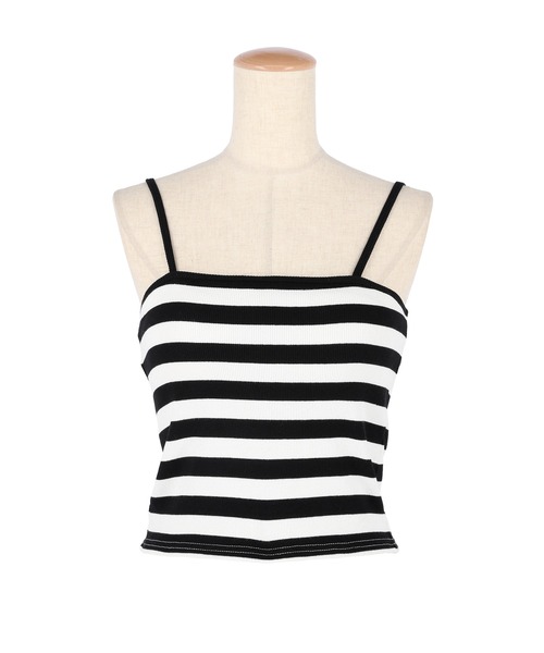 coca（coca）（コカ）の「OUTBRA カップ付きボーダーキャミソール（キャミソール・レディース・ブルー/アイボリー・S/M/L）」の12枚目の写真