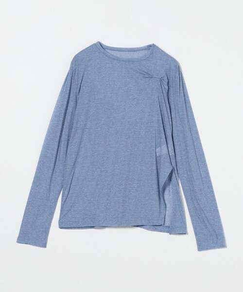 6（ROKU）ポリエステルコットンハイゲージタッククルーネックカットソー25ss BEAUTY&YOUTH UNITED ARROWS｜<6(ROKU)>ポリエステルコットン