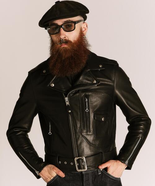 Schott(ショット)の「Schott/ショット/568US VANDALS JKT/ヴァンダルズ ジャケット(ライダースジャケット・メンズ・ブラック・36/38/40/42/44)」の18枚目の写真