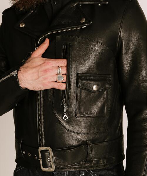 Schott(ショット)の「Schott/ショット/568US VANDALS JKT/ヴァンダルズ ジャケット(ライダースジャケット・メンズ・ブラック・36/38/40/42/44)」の5枚目の写真