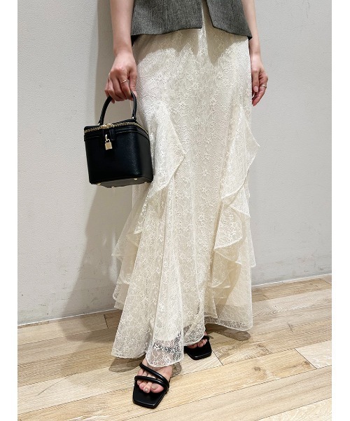 SNIDELフリルレーススカート SNIDEL スカート フリルレーススカート : ZOZOTOWN Yahoo!店