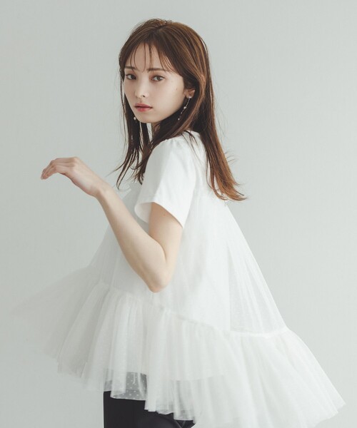 TOCCA（トッカ）の「PLAY PARACHUTE Tシャツ（Tシャツ/カットソー・レディース・ブラック系/アイボリー系・SMALL/MEDIUM）」の2枚目の写真