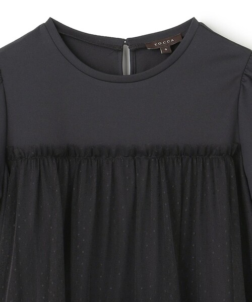 TOCCA（トッカ）の「PLAY PARACHUTE Tシャツ（Tシャツ/カットソー・レディース・ブラック系/アイボリー系・SMALL/MEDIUM）」の7枚目の写真