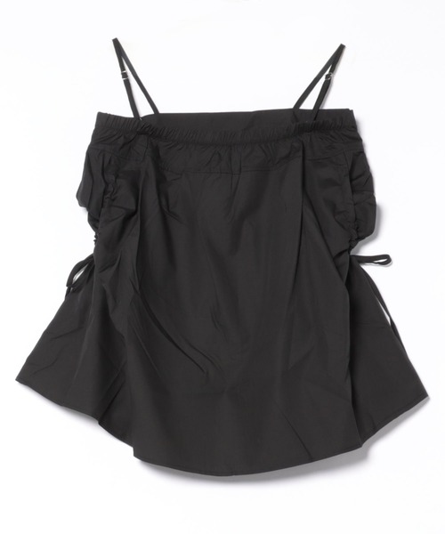 SUWDEE(スーディー)の「drawstring ribbon camisole blouse(キャミソール・レディース・ブラック・FREE)」の9枚目の写真