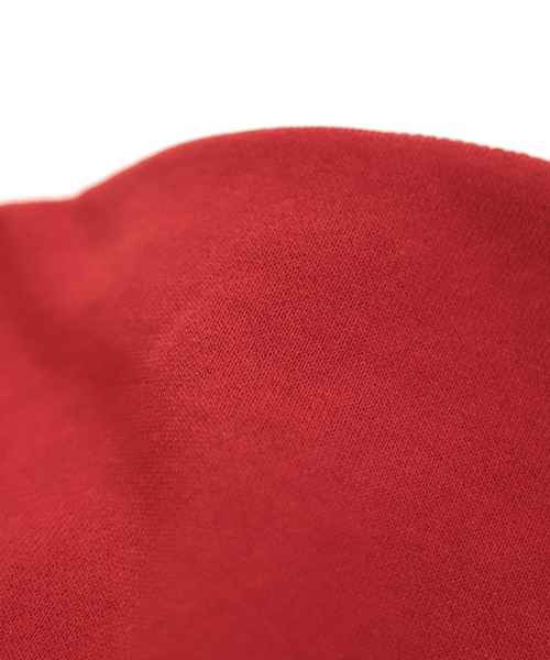 D.M.G.（ドミンゴ）の「[D.M.G / ディーエムジー] ベーシックコットン裏毛 ハーフジッププルオーバー（スウェット・レディース・ベージュ/レッド/ブルー/ブラック・FREE）」の7枚目の写真