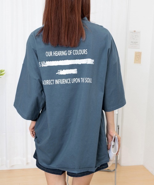 mimimaro様 新品未使用　y's レディース　Tシャツ miniministore ロングtシャツ レディース 韓国 ロゴT