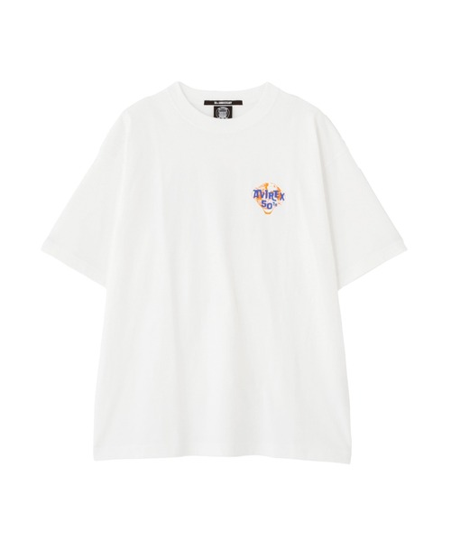AVIREX(アヴィレックス)の「AVIREX USA T-SHIRT / ロゴ 半袖Tシャツ / AVIREX / アヴィレックス(Tシャツ/カットソー・メンズ・ブラック/パープル/ホワイト・MEDIUM/LARGE/X-LARGE/XX-LARGE)」の10枚目の写真