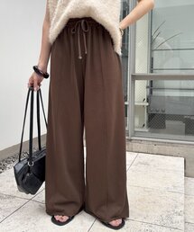 【サイズ展開あり/春夏素材】ライトオンス裏毛センタープレスワイドパンツ≪WEB限定≫
