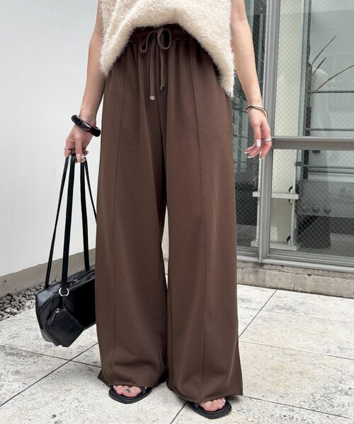SALSATION　ワイドパンツ　ライトブラウン SALSATIONワイドパンツライトブラウン
