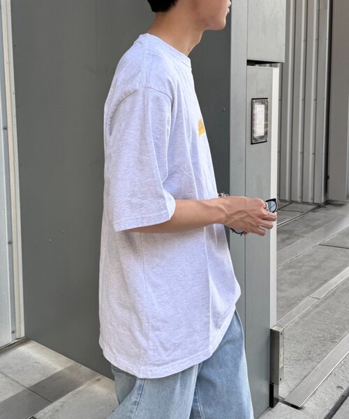 Franklin Climbing(フランクリンクライミング)の「【Franklin Climbing】ユニセックスイエローロゴプリントTEE(Tシャツ/カットソー・メンズ・ブラック/ホワイト/ライトグレー・MEDIUM/LARGE)」の21枚目の写真