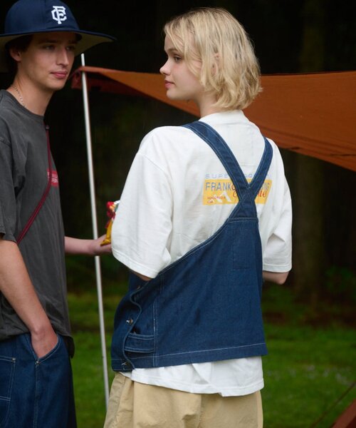 Franklin Climbing(フランクリンクライミング)の「【Franklin Climbing】ユニセックスイエローロゴプリントTEE(Tシャツ/カットソー・メンズ・ブラック/ホワイト/ライトグレー・MEDIUM/LARGE)」の15枚目の写真