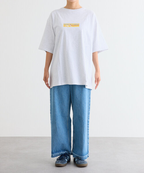 Franklin Climbing(フランクリンクライミング)の「【Franklin Climbing】ユニセックスイエローロゴプリントTEE(Tシャツ/カットソー・メンズ・ブラック/ホワイト/ライトグレー・MEDIUM/LARGE)」の14枚目の写真