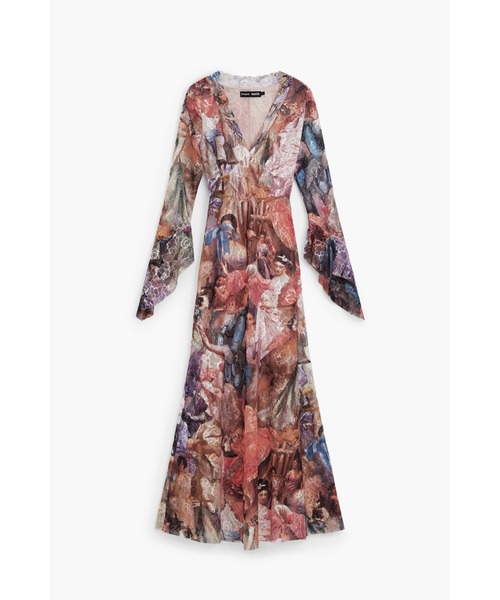 Desigual(デシグアル)の「【Desigual×Maria Escote】バロックプリント レースロングワンピース(ワンピース・レディース・マルチ・XS/S/L/XL/M)」の8枚目の写真