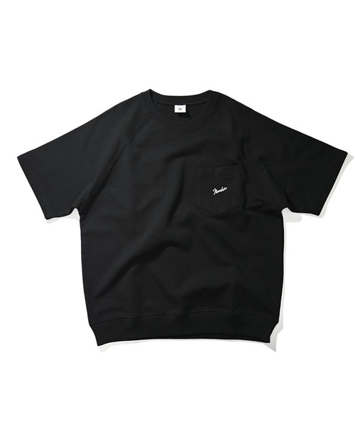 NUMBER (N)INE(ナンバーナイン)の「【NUMBER(N)INE/ナンバーナイン】FIRM COTTON RAGLAN SHORT SLEEVE POCKET SWEATSHIRT / ファーム コットン ラグラン ショートスリーブ ポケット クルーネック スウェット(スウェット・メンズ・ブラック/グレー/ブラック×ホワイト・M/L/XL)」の3枚目の写真