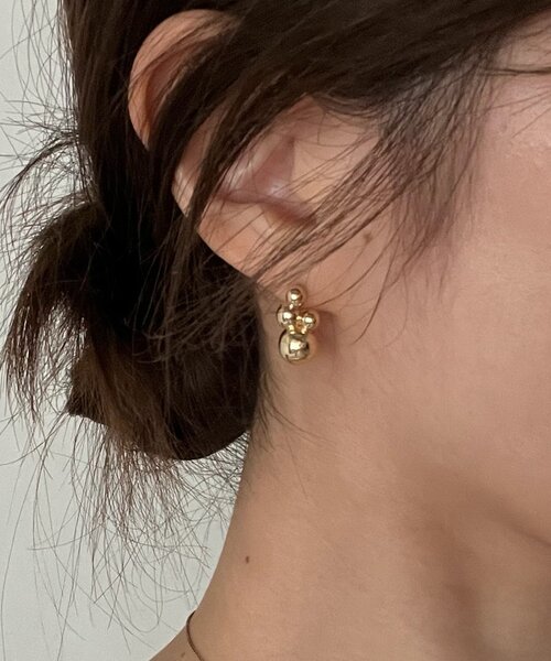 GOLDY(ゴールディ)の「〈GOLDY/ゴールディ〉モレキュールピアス(ピアス(両耳用)・レディース・ゴールド/シルバー・FREE)」の7枚目の写真