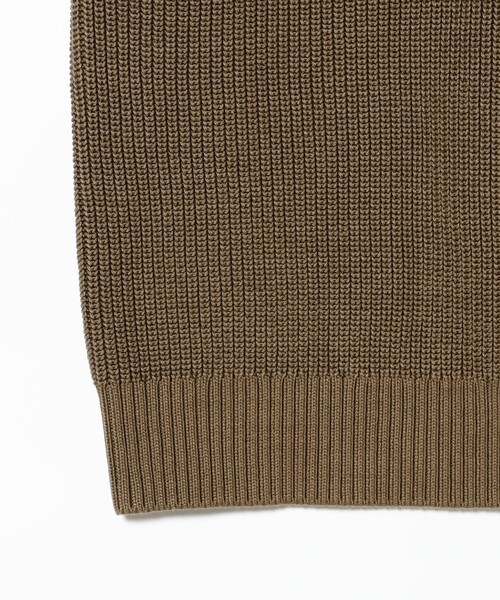Demi-Luxe BEAMS（デミルクス ビームス）の「【1/9再値下げ】コットン 畦編みベスト［手洗い可］（ベスト・レディース・ブラウン系その他4/ブラック・ONE SIZE）」の19枚目の写真