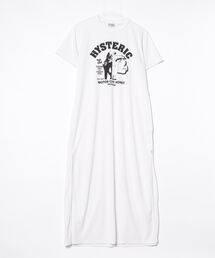 新品　ヒステリックグラマー　ロングTシャツワンピース GUITAR GIRL ワンピース（ワンピース）｜HYSTERIC GLAMOUR