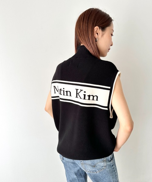 セール】Matin Kim(マーティンキム)/バックロゴ ノースリーブ