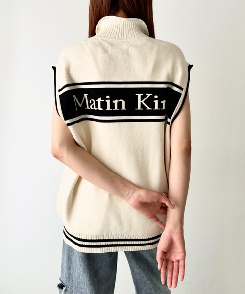 Matin kim ベストニット matin kim マーティンキム ニットベスト - メルカリ